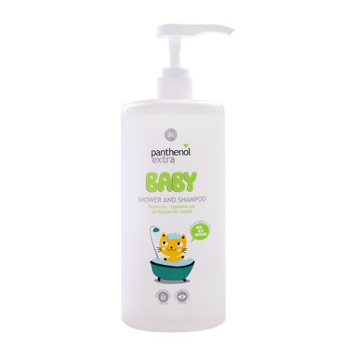 Panthenol Extra Baby 2 in 1 Shampoo & Bath Σαμπουάν - Αφρόλουτρο για βρέφη & παιδιά 1lt
