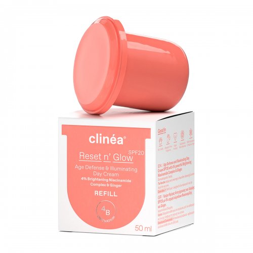 Clinéa Reset n' Glow SPF20 Refill - Κρέμα Ημέρας Αντιγήρανσης και Λάμψης 50ml