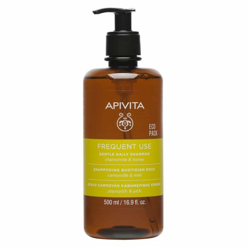 Apivita Eco Pack Frequent Use Gentle Daily Shampoo Σαμπουάν Καθημερινής Χρήσης 500ml