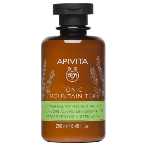 Apivita Tonic Mountain Tea Αφρόλουτρο Με Τσάϊ του Βουνού 250ml