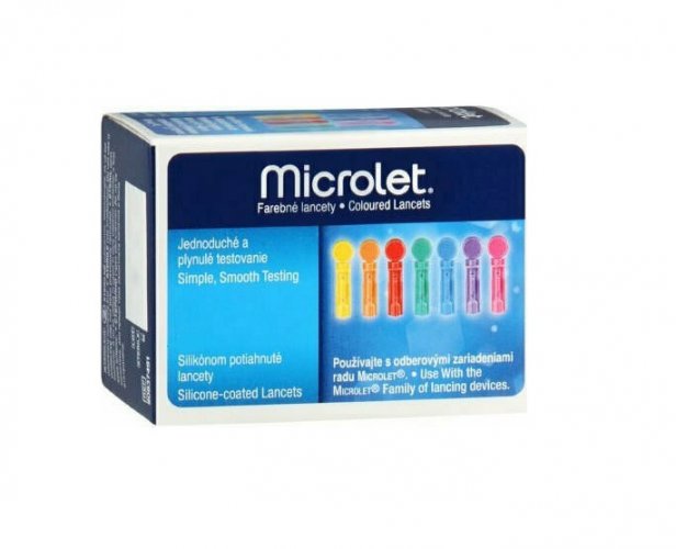 Microlet Χρωματιστές Βελόνες Επικαλυμμένες με Σιλικόνη 100τμχ