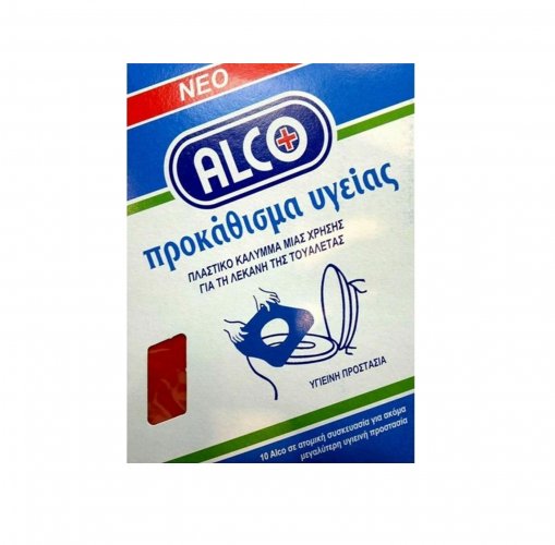 Alco Προκάθισμα Υγείας Πλαστικό Κάλυμμα μιας χρήσης 10τμχ