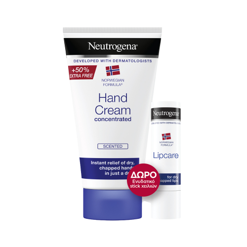 Neutrogena® Promo Κρέμα Χεριών Scented 75ml & Ενυδατικό Stick χειλιών