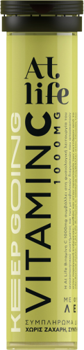 Atlife Βιταμίνη C 1000mg με γεύση λεμόνι 20tabs