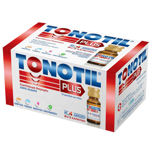 Tonotil Plus Συμπλήρωμα Διατροφής 15 φιαλίδια