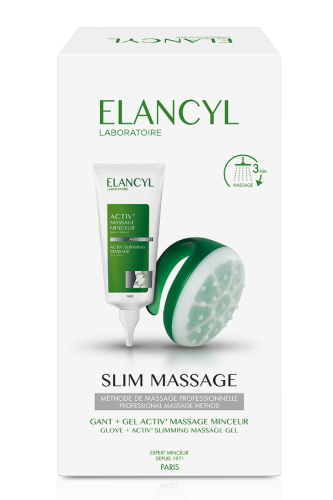Elancyl Slim Massage Γάντι Αδυνατίσματος + Gel για Μασάζ Κατά της Κυτταρίτιδας 200ml