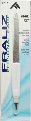 Fraliz F511 Nail Kit Λίμα 3 χρήσεων (λίμα, πετσάκια, παρανυχίδες) από ζαφείρι