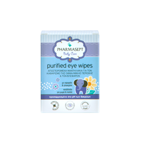 Pharmasept Purified Eye Wipes Αποστειρωμένα Μαντηλάκια για τα μάτια 10τμx