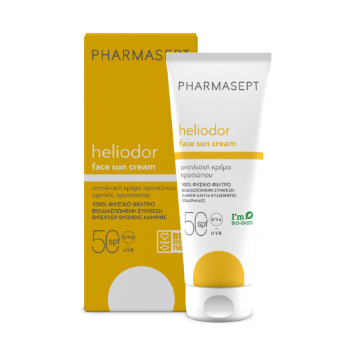 Pharmasept Heliodor Face Sun Cream Αντηλιακή Κρέμα Προσώπου SPF 50 50ml