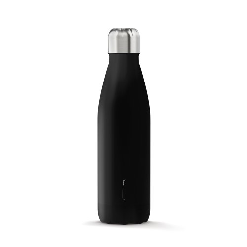 The Steel Bottle Θερμός Ανοξείδωτος Μαύρο 500ml