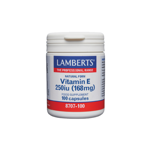 Lamberts Natural Form Vitamin E 250iu 100 κάψουλες