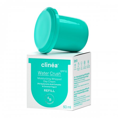 Clinéa Water Crush SPF15 Refill - Ενυδατική Κρέμα Ημέρας 50ml