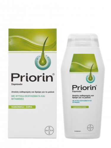 Priorin® Σαμπουάν Θρέψης - Με Φυτικά Εκχυλίσματα & Βιταμίνες - Κανονικά ή Ξηρά Μαλλιά 200 ml