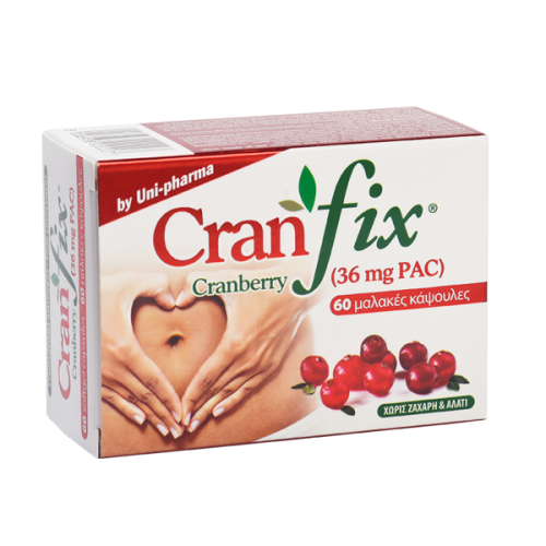 Cranfix Συμπλήρωμα Διατροφής με Cranberry 60caps