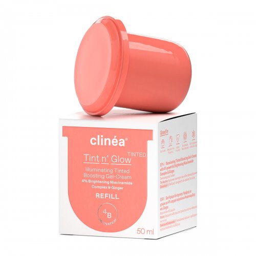 Clinéa Tint n' Glow Refill - Gel Κρέμα Ενίσχυσης Λάμψης με Χρώμα 50ml