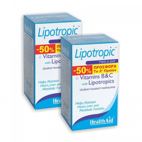 Health Aid Lipotropic -50% 2nd Pack 2x60tabs