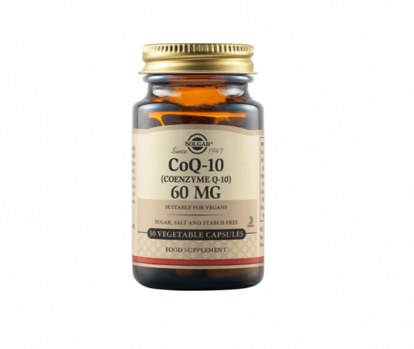 Solgar CoQ-10 (Coenzyme Q-10) 60 mg 30 Vegetable Capsules